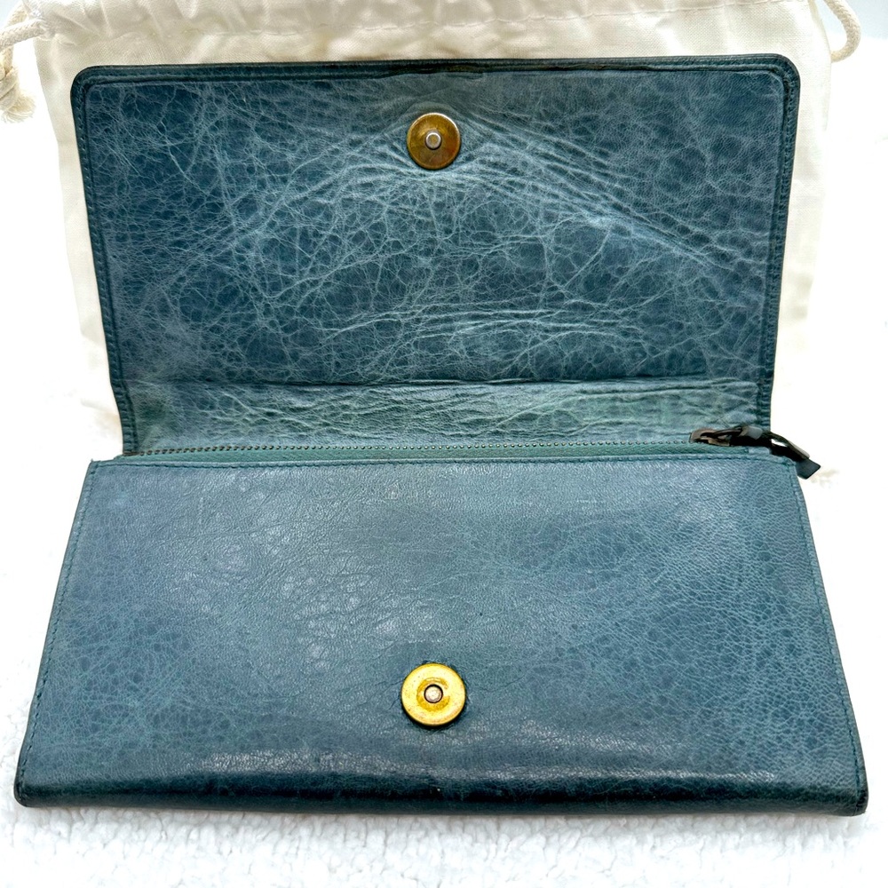 Balenciaga Classic Continental Lambskin Zip-Around Wallet - Picture 7 of 9